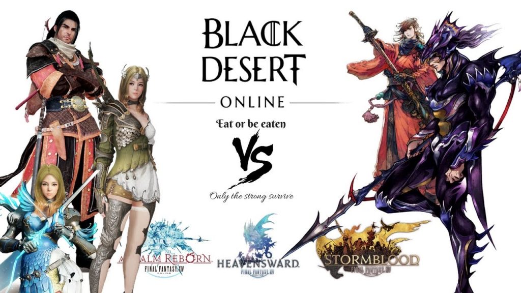 Black Desert Online vs Final Fantasy XIV mmosumo