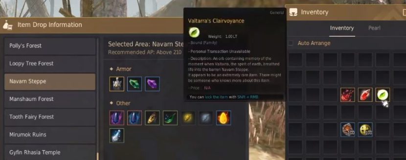 BDO Infinite MP Potion Odores Spirit Essence Guide - mmosumo